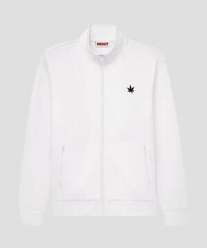 NEW BOAST men's warm-up jacket in white